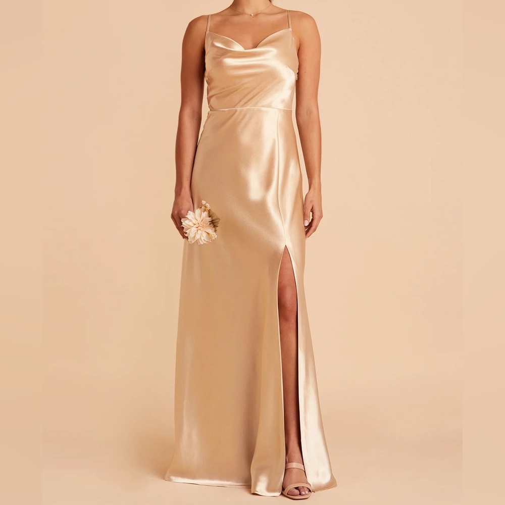 Birdy Grey Satin Gold Lisa Dress